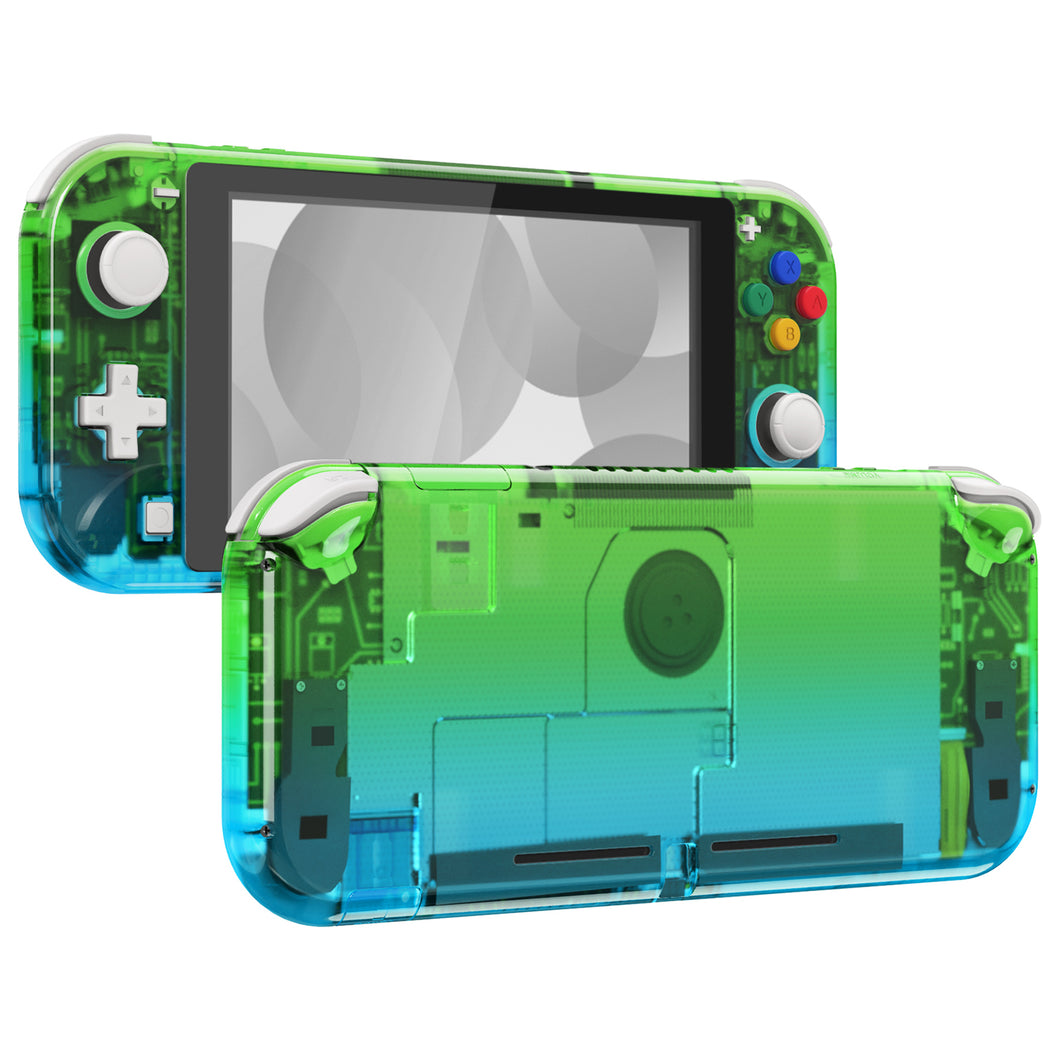 Glossy Gradient Translucent Green Blue Shells For NS Lite-DLP319WS