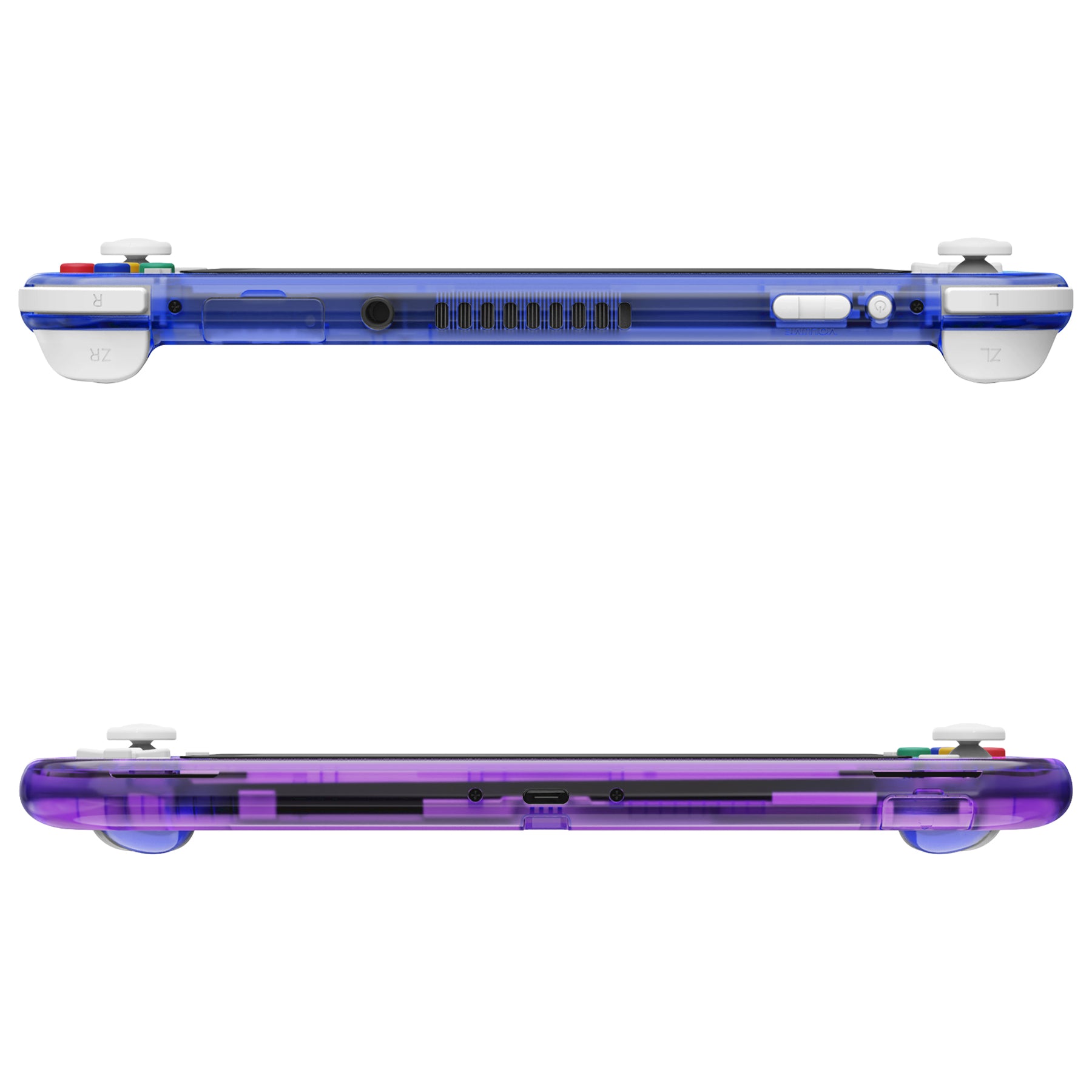 Glossy Gradient Translucent Bluebell Shells For NS Lite-DLP317WS