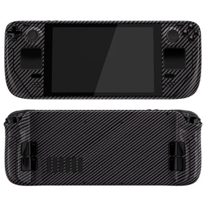 Graphite Carbon Fiber Pattern Full Set Shell For Steam Deck LCD Console - QESDS002WS - Extremerate Wholesale