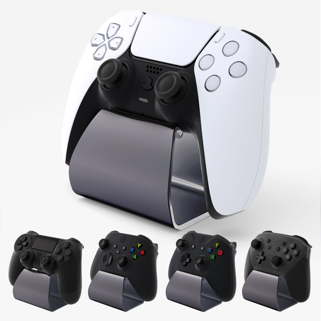 Gray Stand-AL Universal Metal Game Controller Stand for PS5 & PS4 & Xbox Series XS & Xbox One Controller- FQZPFC003WS