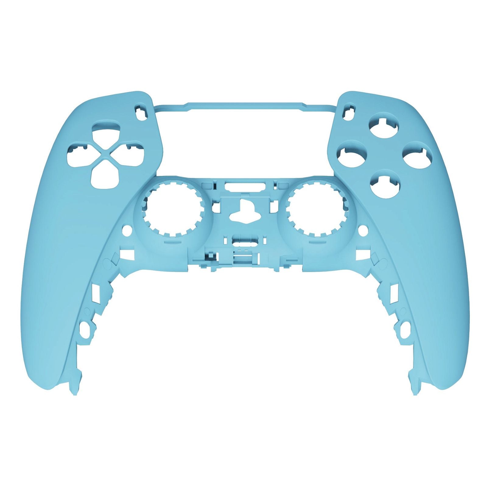 Matte UV Heaven Blue Front Shell Compatible With PS5 Controller