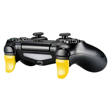 2 Pairs Yellow External Trigger Cap Buttons L2 R2 Compatible With PS4 JDM-030/ JDM-040 Controller-GC00121Y - Extremerate Wholesale