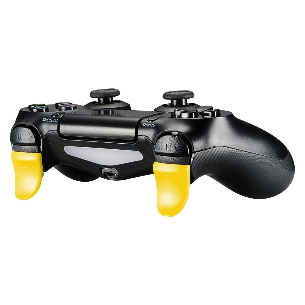 2 Pairs Yellow External Trigger Cap Buttons L2 R2 Compatible With PS4 JDM-030/ JDM-040 Controller-GC00121Y - Extremerate Wholesale