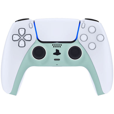 Light Cyan Decorative Trim Shell With Accent Rings Compatible With PS5 Controller-GPFP3027WS - Extremerate Wholesale