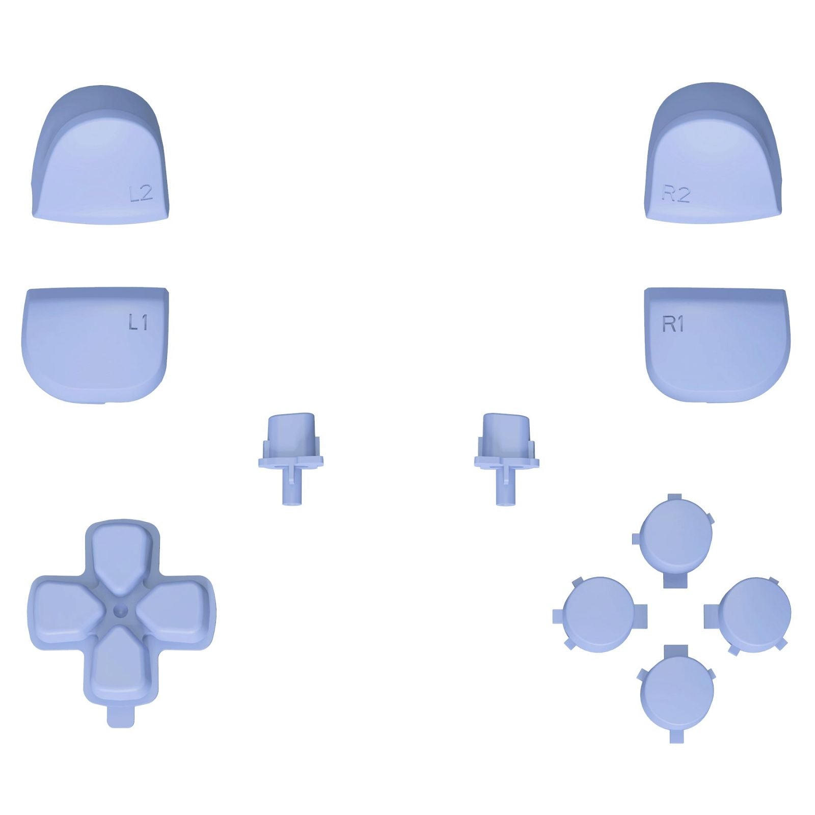 Light Violet 11in1 Button Kits Compatible With PS5