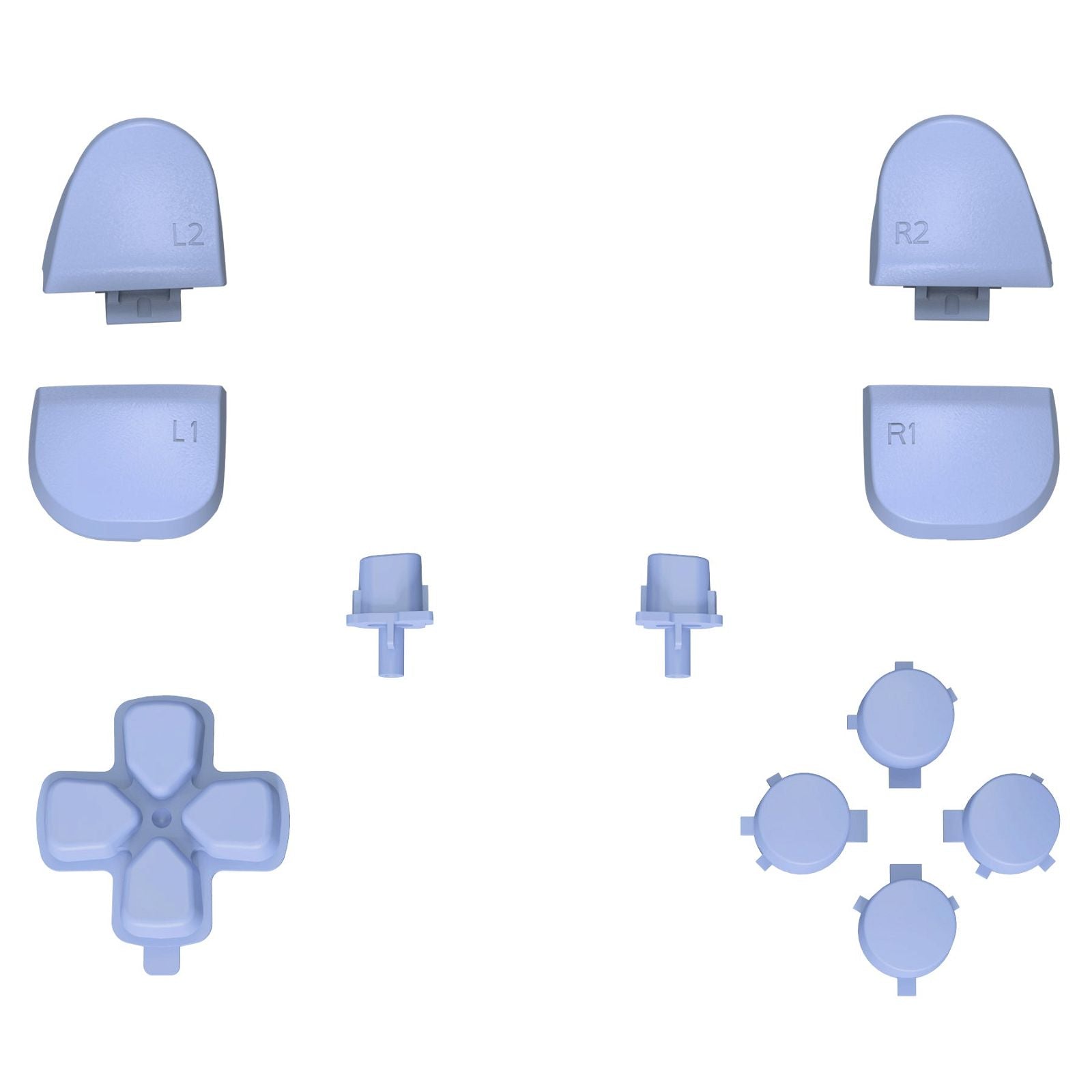 Light Violet 11in1 Button Kits Compatible With PS5