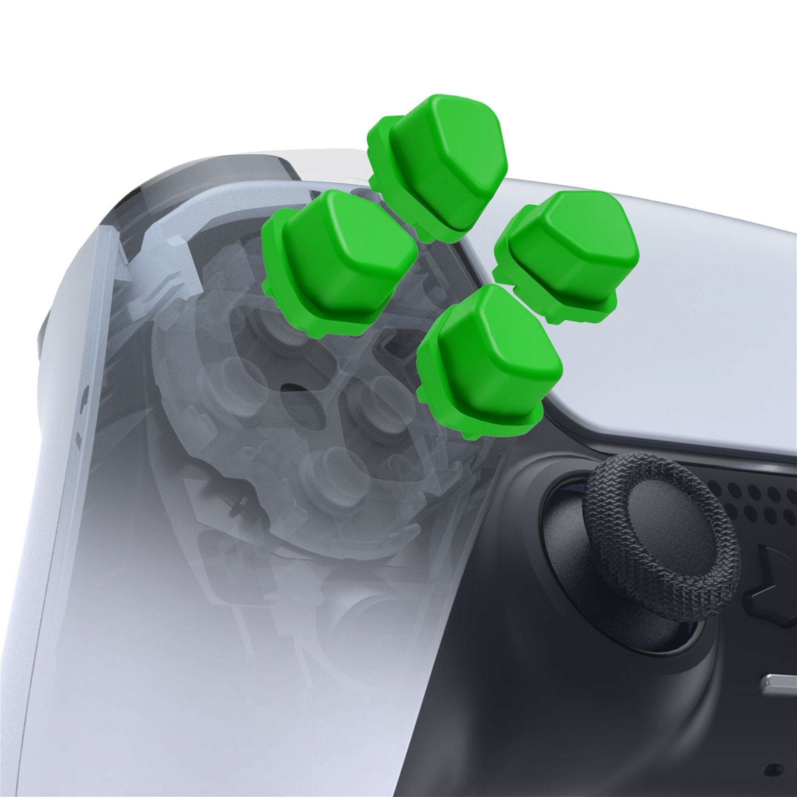 Lime Green Ergonomic Split D-pad Direction Buttons (SDP Buttons) For ...