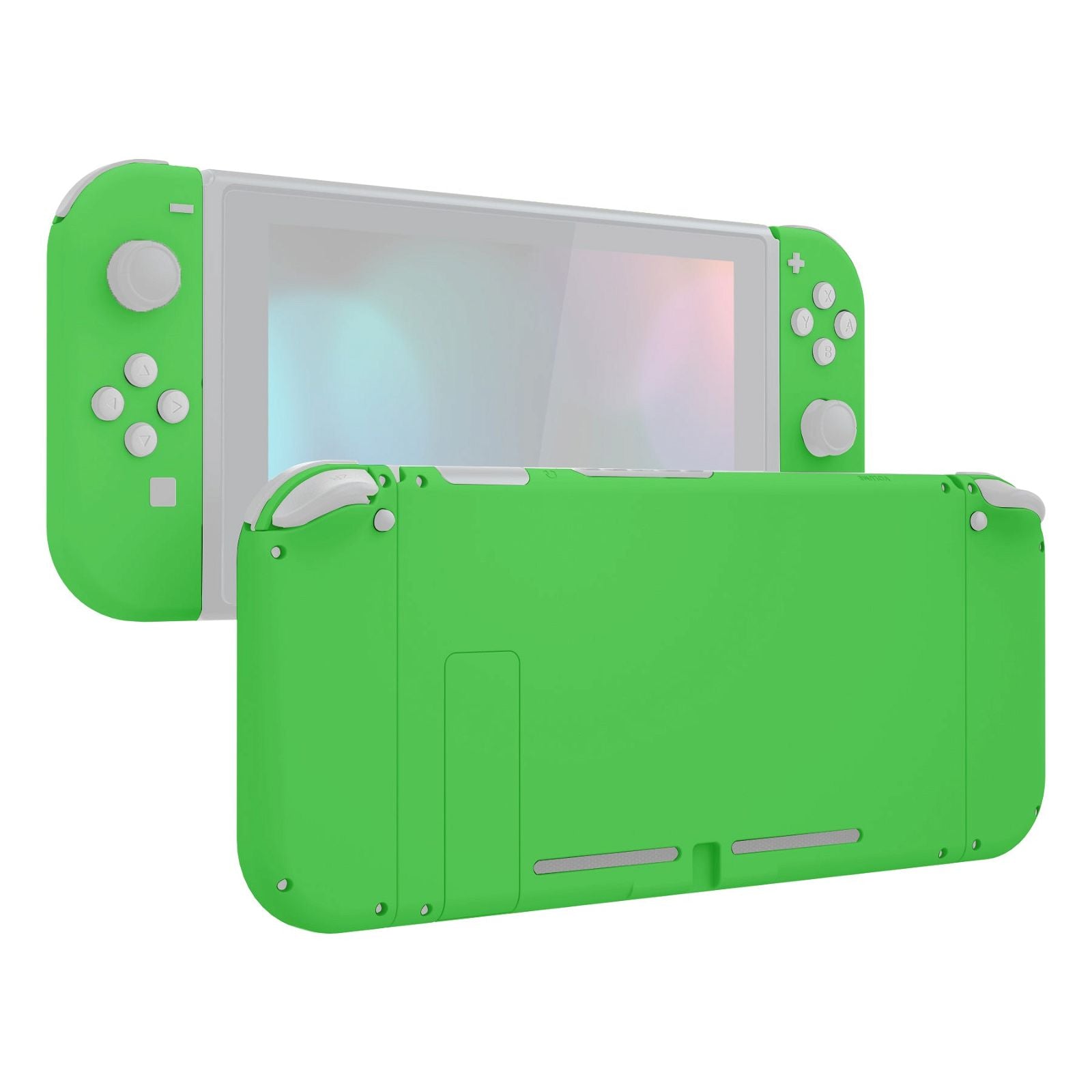 Lime Green Full Shells For NS Joycon-Without Any Buttons Included-QP335WS