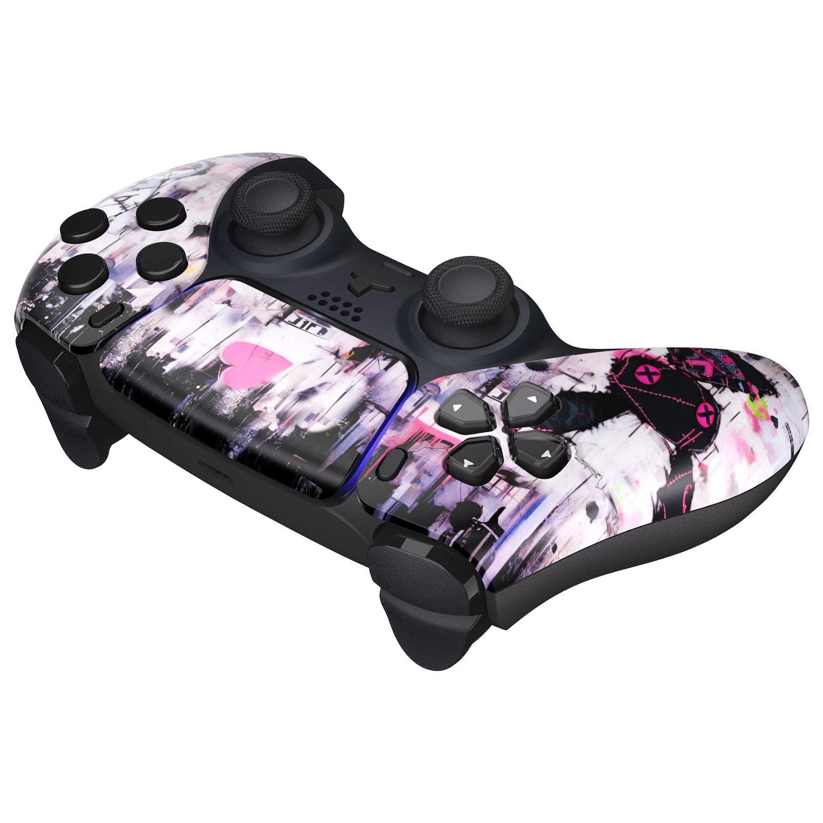 Lovely Punky Bunny Front Shell With Touchpad Compatible With PS5 Controller  BDM-010/020/030/040/050 - ZPFR016G3WS