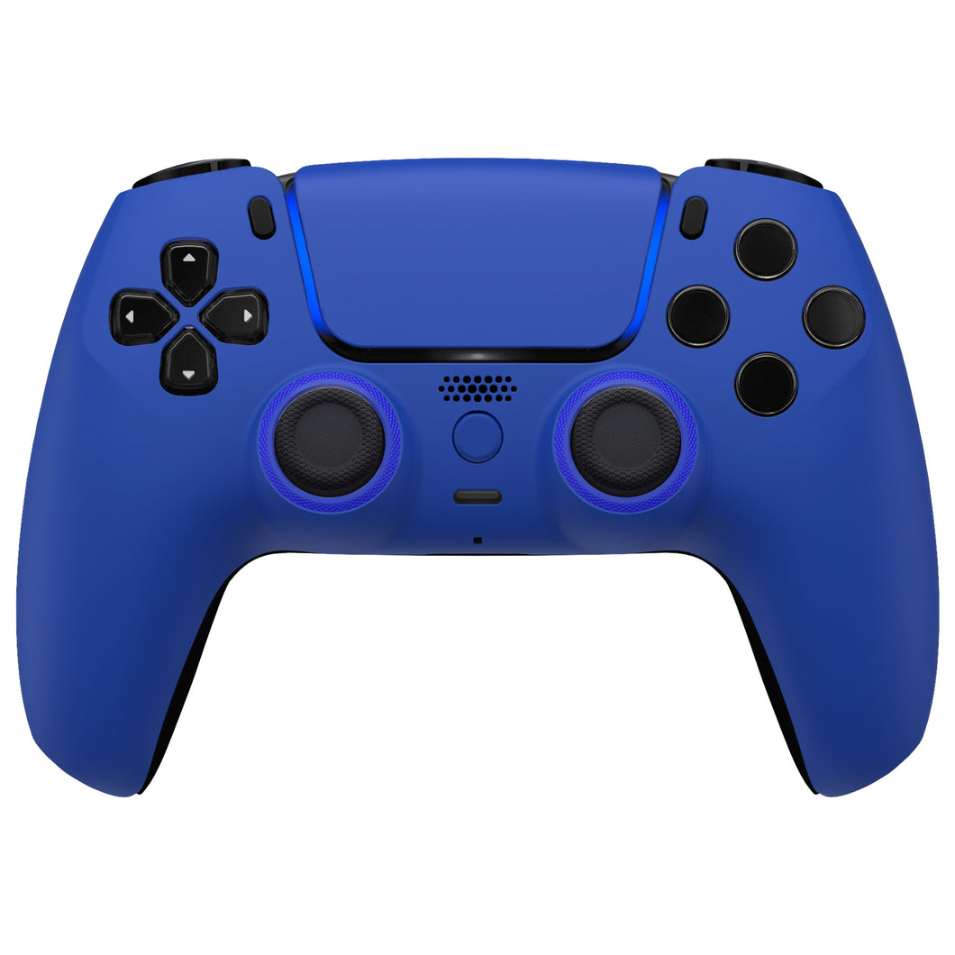 Luna Redesigned Blue Front Shell with Touchpad for PS5 Controller BDM-010/020/030/040/050 - GHPFP009WS