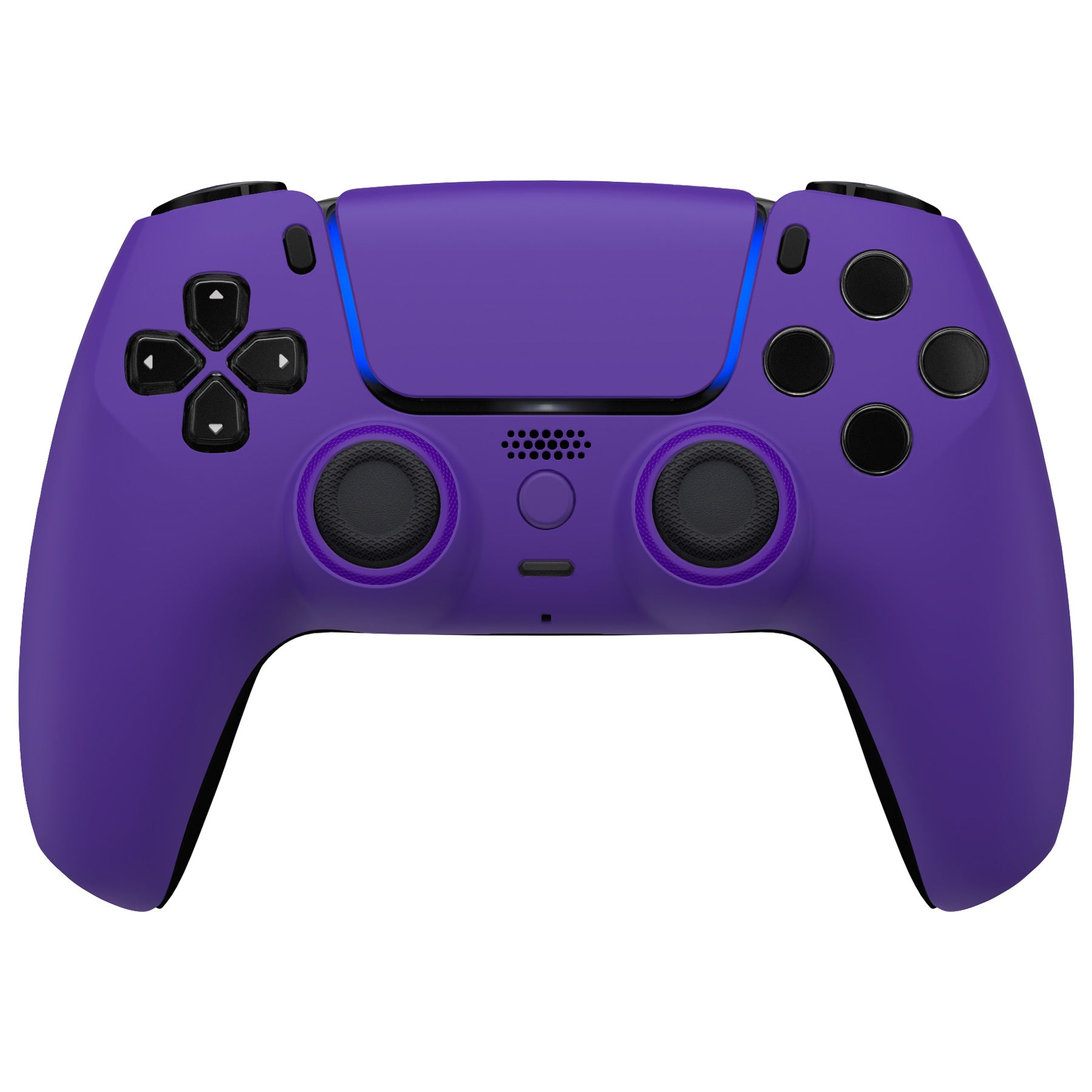 Luna Redesigned Purple Front Shell with Touchpad for PS5 Controller BDM ...