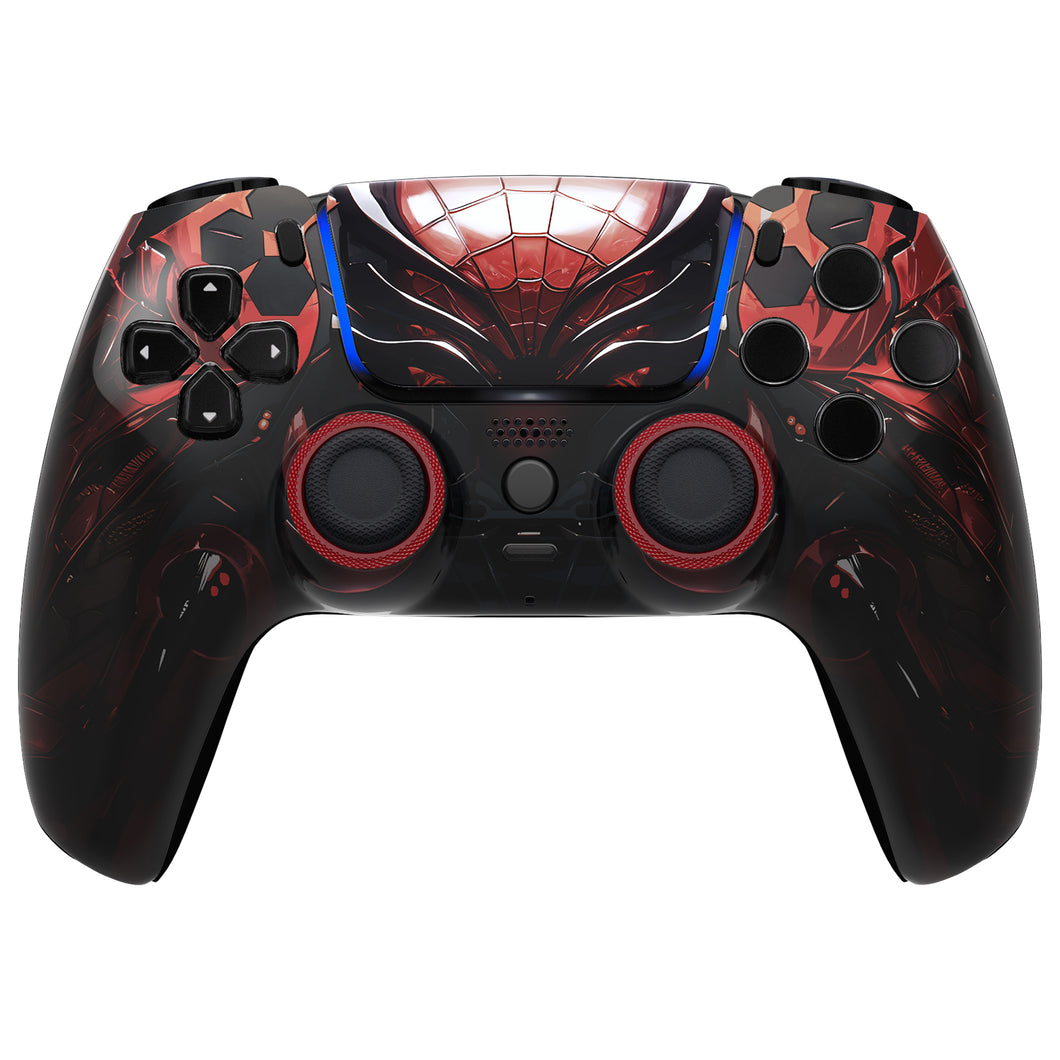 Luna Redesigned Spider Armor Front Shell with Touchpad for PS5 Controller BDM-010/020/030/040/050 - GHPFT018WS