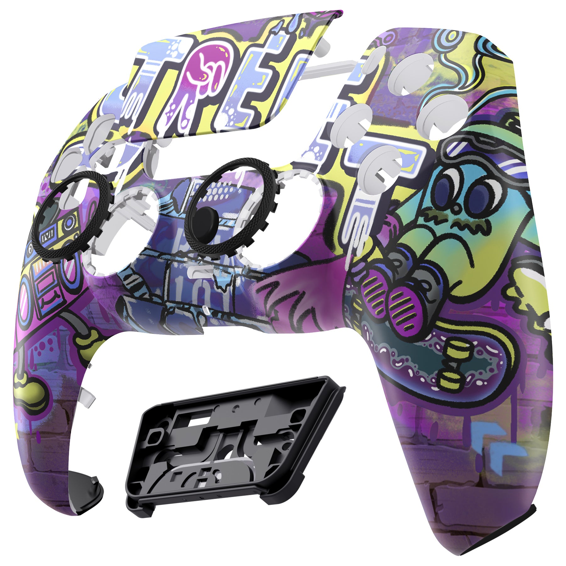 Luna Redesigned Street Art Front Shell with Touchpad for PS5