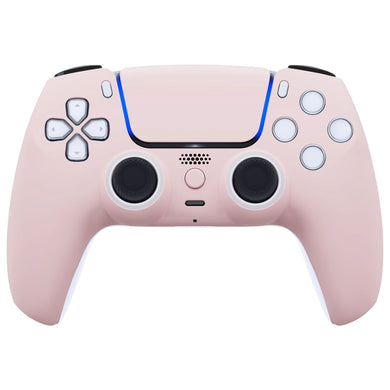 Luna Redesigned Cherry Blossoms Pink Front Shell With Touchpad Compatible With PS5 Controller BDM-010 & BDM-020 & BDM-030 & BDM-040 - GHPFP004WS - Extremerate Wholesale