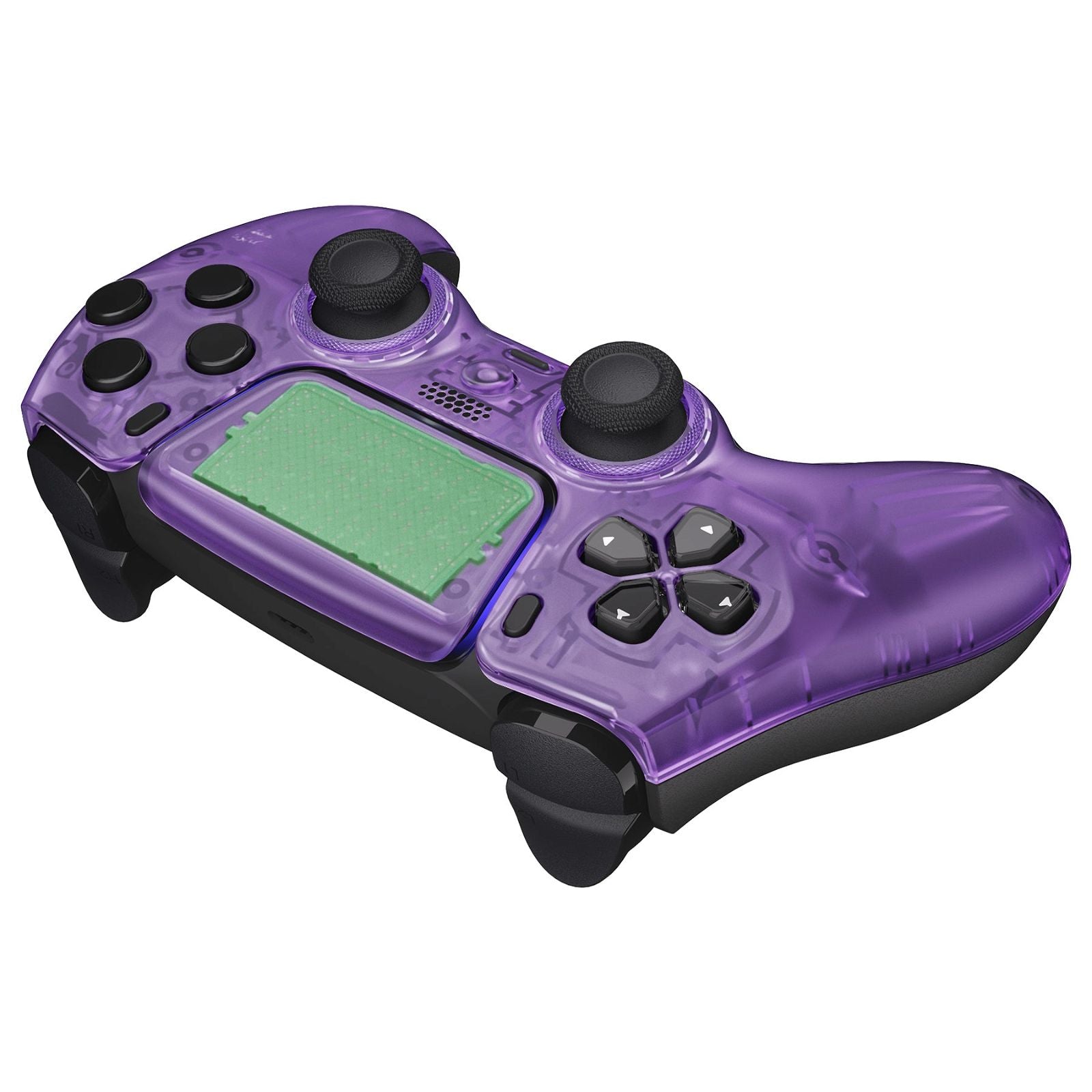 Luna Redesigned Clear Atomic Purple Front Shell with Touchpad for