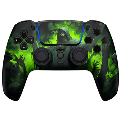 Luna Redesigned Dark Carnival Front Shell With Touchpad Compatible With PS5 Controller BDM-010 & BDM-020 & BDM-030 & BDM-040 - GHPFT016WS - Extremerate Wholesale