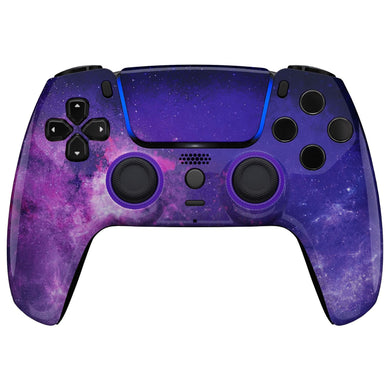 Luna Redesigned Glossy Nebula Galaxy Front Shell With Touchpad Compatible With PS5 Controller BDM-010 & BDM-020 & BDM-030 & BDM-040 - GHPFT005WS - Extremerate Wholesale