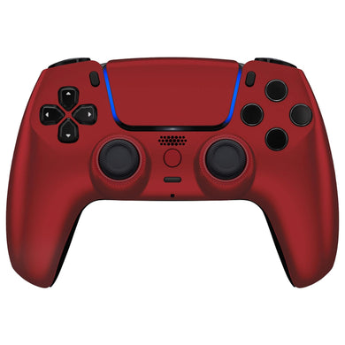 Luna Redesigned Vampire Red Front Shell With Touchpad Compatible With PS5 Controller BDM-010 & BDM-020 & BDM-030 & BDM-040 - GHPFP002WS - Extremerate Wholesale