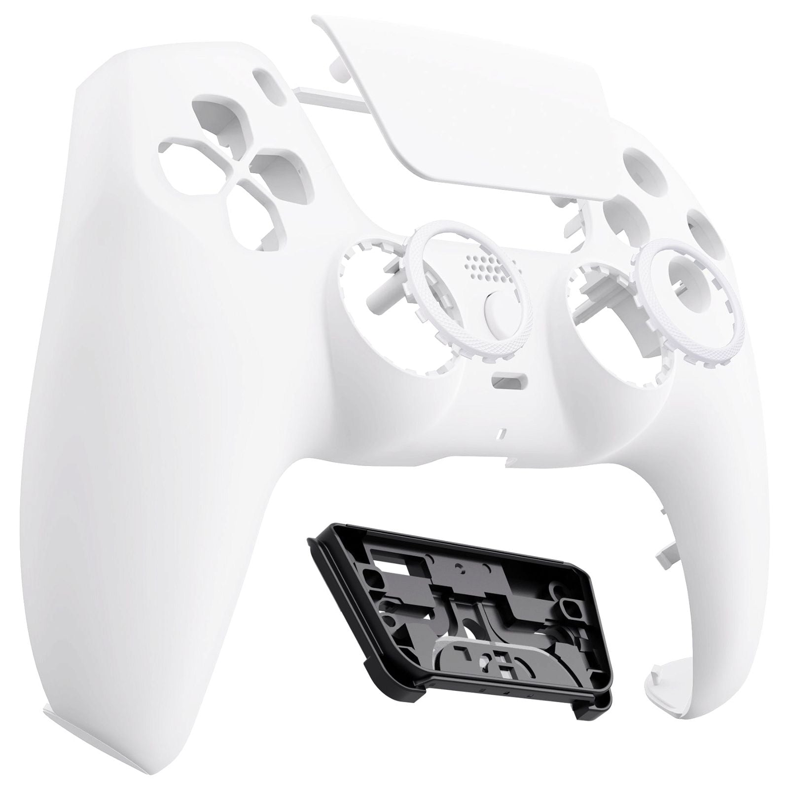 Luna Redesigned White Front Shell with Touchpad for PS5