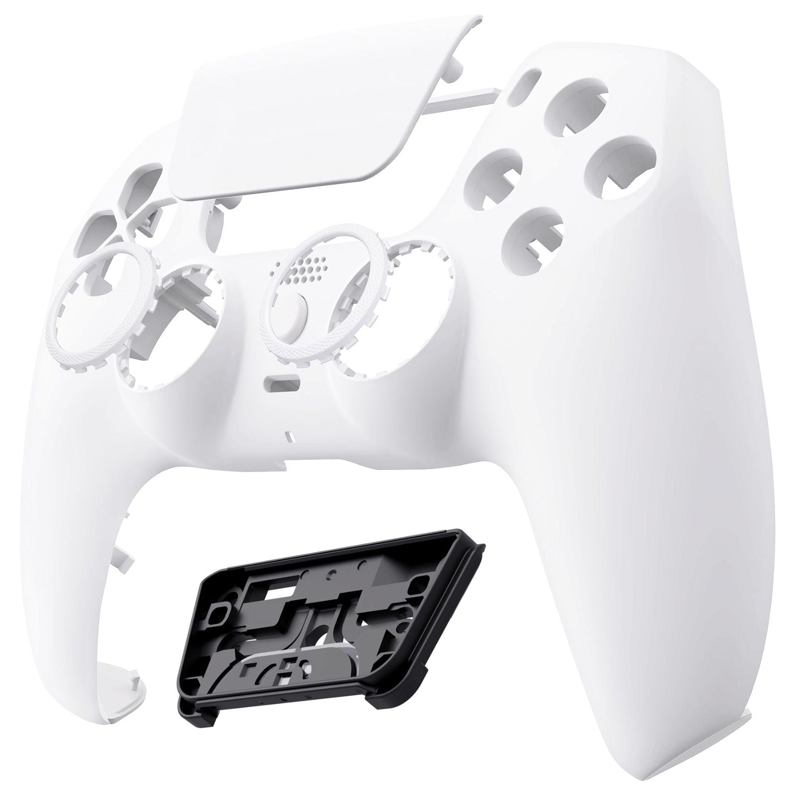 Luna Redesigned White Front Shell with Touchpad for PS5