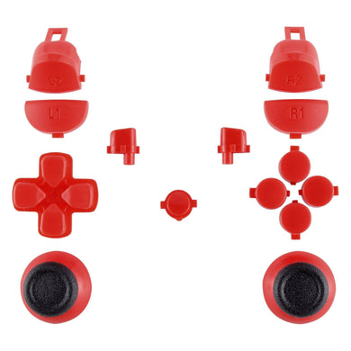 Matt Red 14in1 Button Kits Compatible With PS4 Gen2 Controller-SP4J0101 - Extremerate Wholesale
