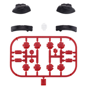 Matt Solid Black Red 21in1 Button Kits For NS Switch Joycon & OLED Joycon-AJ102 - Extremerate Wholesale
