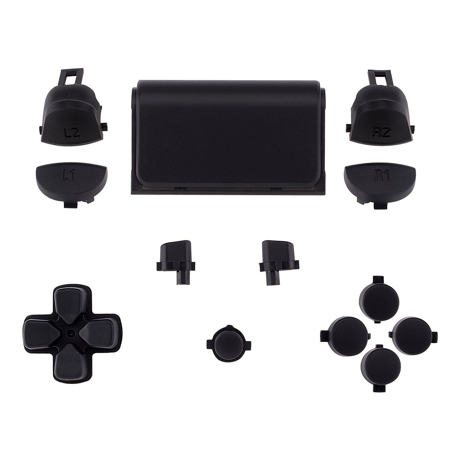 Matte UV Black 13in1 Button Kits Compatible With PS4 Gen2