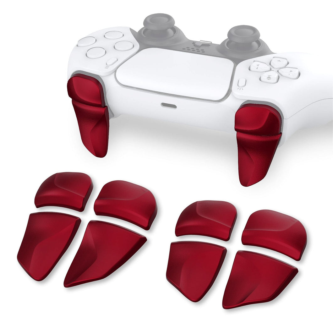 Matte UV Vampire Red 2 Pairs Shoulder Buttons Extention Triggers For PS5 & PS5 Edge Controller & PS Portal Remote Player-PFPJ041 - Extremerate Wholesale