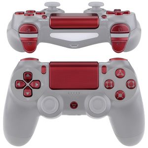 Matte UV Vampire Red Classical Symbols 13in1 Button Kits Compatible With PS4 Gen2 Controller-SP4J0502WS - Extremerate Wholesale
