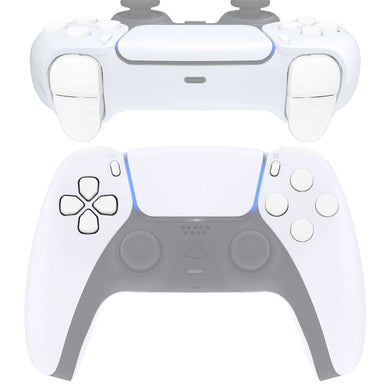 Matte UV White 11in1 Button Kits Compatible With PS5 Controller BDM-010 & BDM-020 - JPF1008G2WS - Extremerate Wholesale