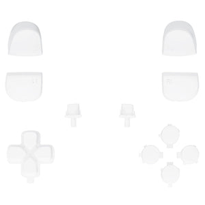 Matte UV White 11in1 Button Kits Compatible With PS5 Controller BDM-010 & BDM-020 - JPF1008G2WS - Extremerate Wholesale