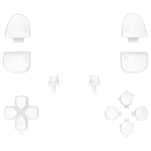 Matte UV White 11in1 Button Kits Compatible With PS5 Controller BDM-030 & BDM-040 - JPF1008G3WS - Extremerate Wholesale