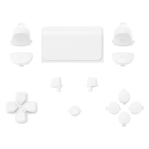 Matte UV White 13in1 Button Kits Compatible With PS4 Gen2 Controller-SP4J0404WS - Extremerate Wholesale