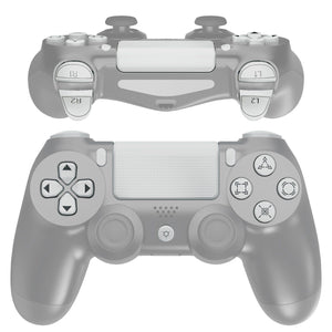 Matte UV White Classical Symbols 13in1 Button Kits Compatible With PS4 Gen2 Controller-SP4J0504WS - Extremerate Wholesale