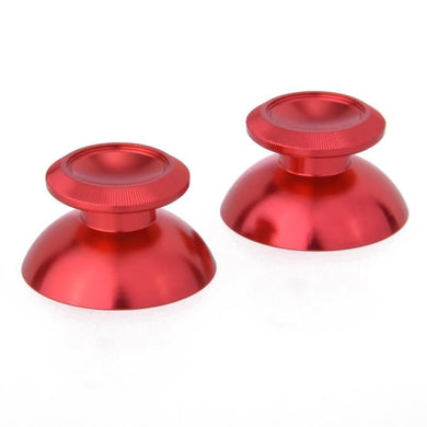 Metal Aluminum Red Thumbsticks Compatible With PS4 Controller-P4J0303 - Extremerate Wholesale