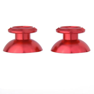 Metal Aluminum Red Thumbsticks Compatible With PS4 Controller-P4J0303 - Extremerate Wholesale