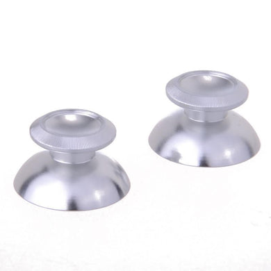 Metal Aluminum Silver Thumbsticks Compatible With PS4 Controller-P4J0302 - Extremerate Wholesale