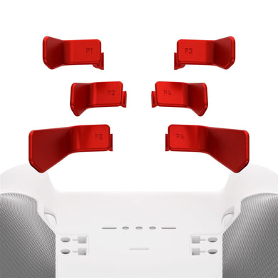 Metalic Vampire Red 6in1 Replacement Interchangeable Swift Back Paddles for Xbox One Elite & Elite Series 2 Controller - IL605WS - Extremerate Wholesale