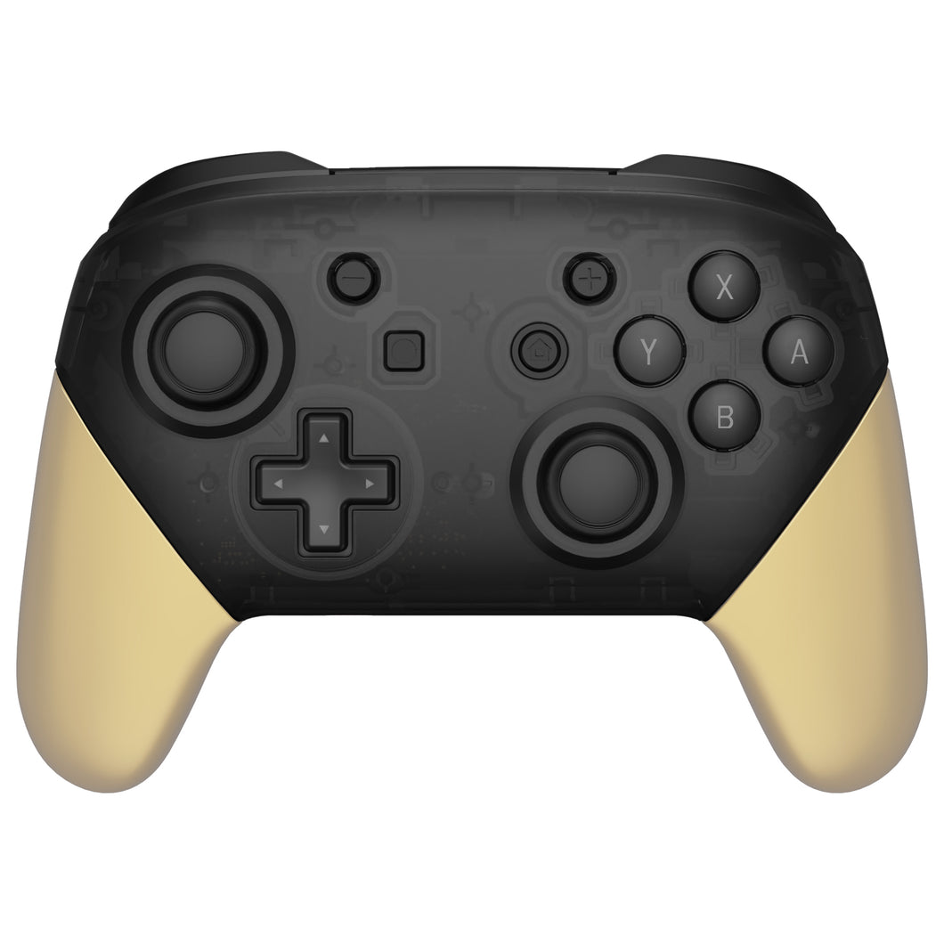 Metallic Champagne Gold Handle Grips For NS Pro Controller-GRP358WS