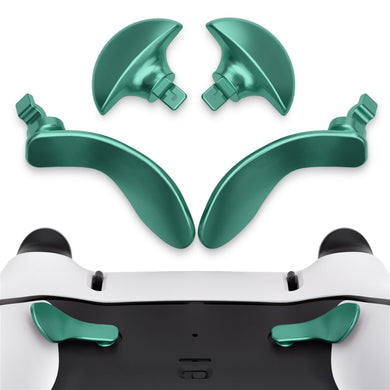 Metallic Aqua Green Replacement Interchangeable 4PCS Metal Back Buttons Back Paddles For PS5 Edge Controller -BHPFP003WS - Extremerate Wholesale