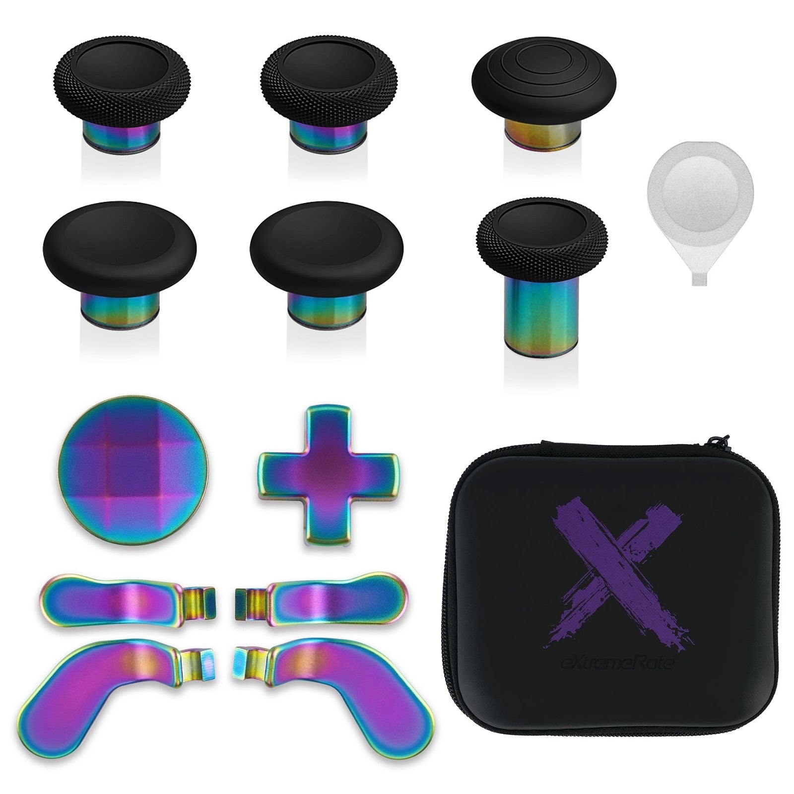 Metallic Rainbow Aura Blue & Purple 13 in 1 Component Pack Kit