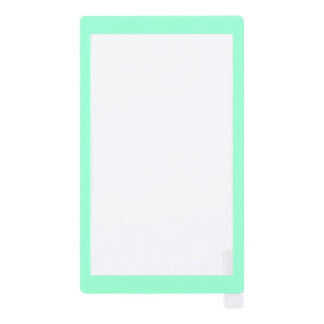 Mint Green Border Transparent HD Clear Saver Protector Film, Tempered Glass Screen Protector for NS Lite-HL714WS - Extremerate Wholesale