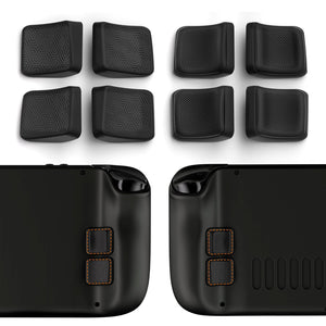 Mix Version Streamlined & Studded Design Black Back Button Enhancement Set for Steam Deck LCD, Grip Improvement Button Protection Kit for Steam Deck OLED -PGSDM010 - Extremerate Wholesale