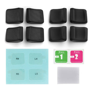 Mix Version Streamlined & Studded Design Black Back Button Enhancement Set for Steam Deck LCD, Grip Improvement Button Protection Kit for Steam Deck OLED -PGSDM010 - Extremerate Wholesale