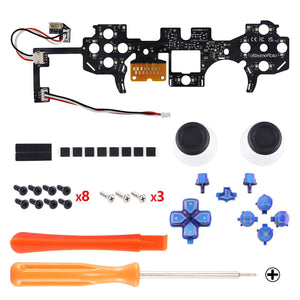 Multi-colors Luminated Glossy Chameleon Blue Purple Button DTF V3 LED Kit For PS5 Controller BDM-030 & BDM-040 - PFLED04G3 - Extremerate Wholesale