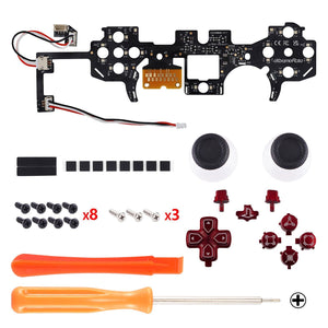 Multi-colors Luminated Matte UV Vampire Red Button DTF V3 LED Kit For PS5 Controller BDM-030 & BDM-040 - PFLED05G3 - Extremerate Wholesale
