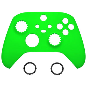 Neon Green Magnetic Replacement Front Housing Shell With Accent Rings For Xbox Series X & S Controller & Xbox Core Controller Model 1914 - MX3P3003WS - Extremerate Wholesale