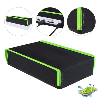 Neon Green Trim Nylon Dust Cover For Xbox Series S Console, Soft Neat Lining Dust Guard, Anti Scratch Waterproof Cover Sleeve For Xbox Series S Console - X3PJ021 - Extremerate Wholesale
