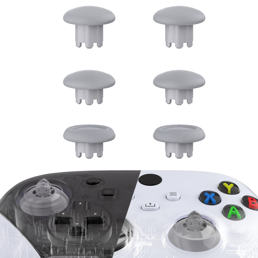 New Hope Gray EDGE Sticks Replacement Interchangeable Thumbsticks for Xbox Series X/S & Xbox Core & Xbox One X/S & Xbox Elite V1 & NS Switch Pro Controller - AGLX3M003WS