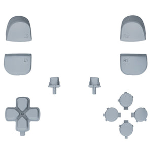 New Hope Gray 11in1 Button Kits Compatible With PS5 Controller BDM-010 & BDM-020 - JPF1037G2WS - Extremerate Wholesale